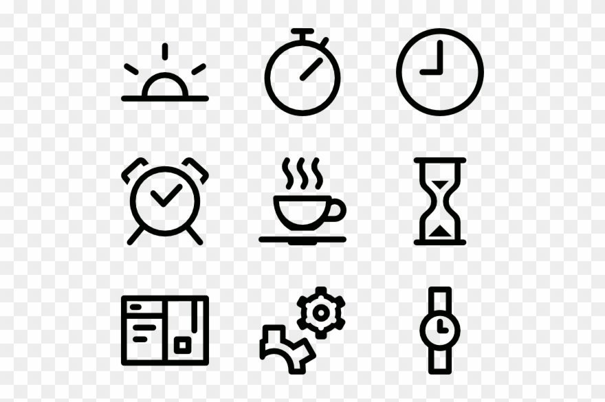Schedule Icons Free Time - Holiday Icon Png Transparent Clipart