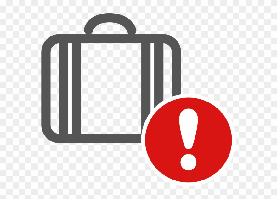 Acceptable Luggage Items - Baggage Clipart