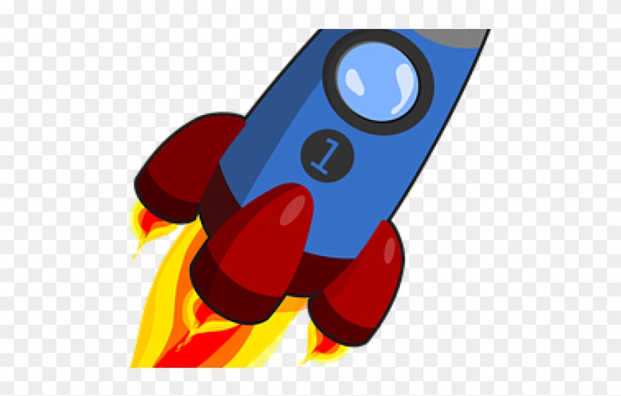 Rocket Clipart Old School - Rocket Ship Transparent Background - Png Download