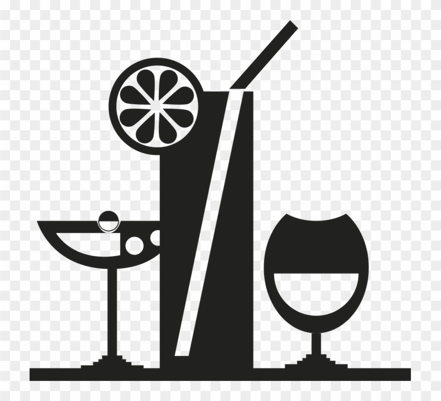 Drinks, Juices, Alcohol, Drink, Meeting, Parties - Vector Clipart