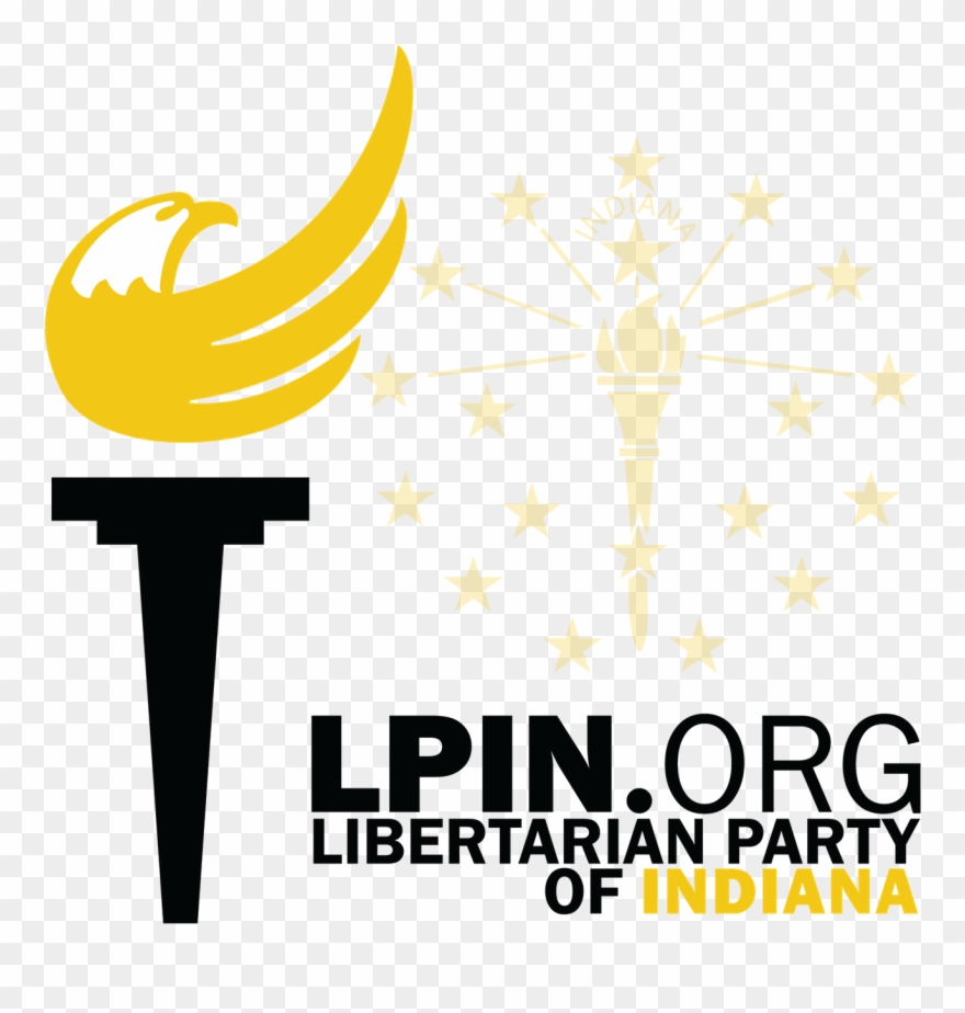 Lpin Logo Black Text, And No Background - Facts About The Libertarian Party Clipart