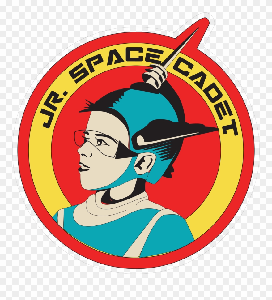 Space Cadet Print & Cut File - Space Cadet Badge Clipart