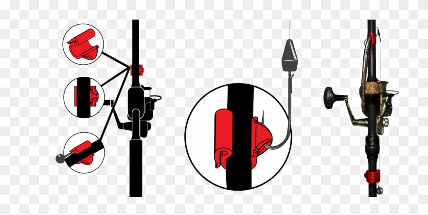 Fishing Clip Snap - Cal Coast Fishing Cali Clip - Png Download