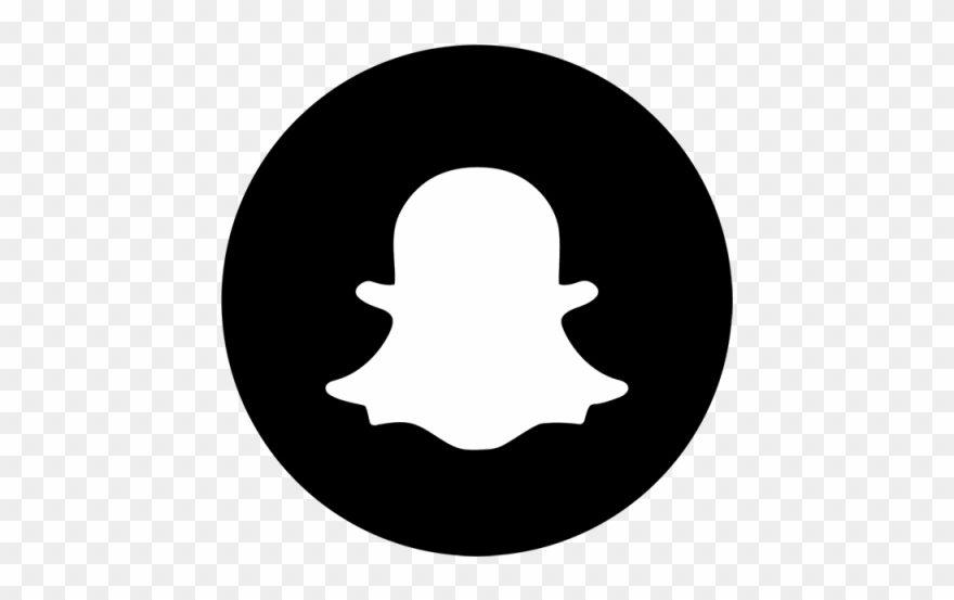 Snapchat Logo Png - Snapchat Black Icon Png Clipart