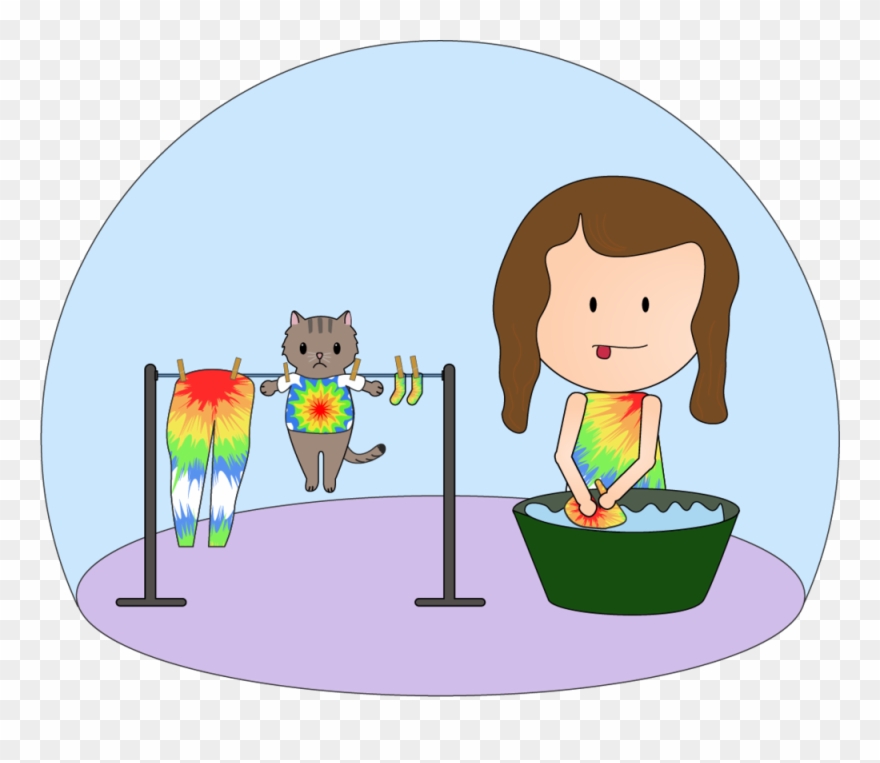 Charlotte Loves Tie-dye - Tie-dye Clipart