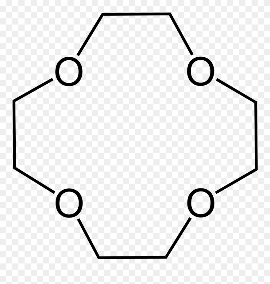 Open - 12-crown-4 Clipart