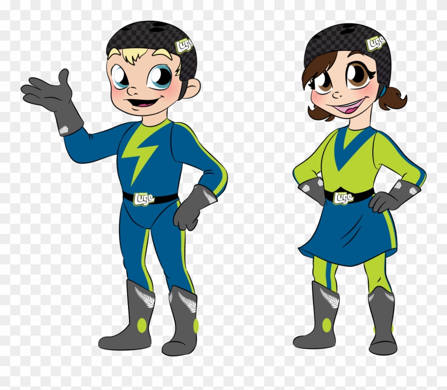 Scoot And Skylar Are Brother And Sister, Born And Bred - Skyline Luge Tongyeong Clipart