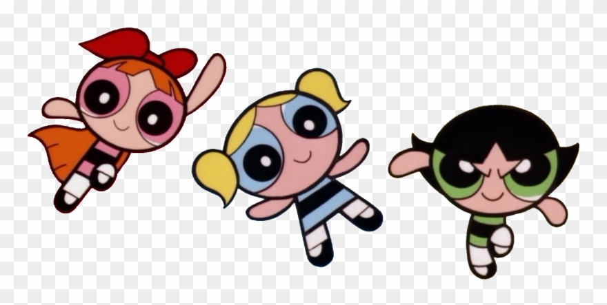 Blossom, Bubbles And Buttercup Clipart