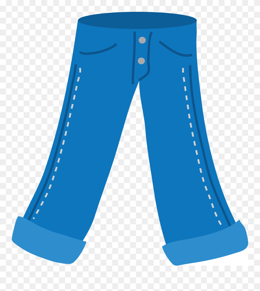 Denim Day Stock Photography Clip Art Cartoon - Pants Clipart - Png Download