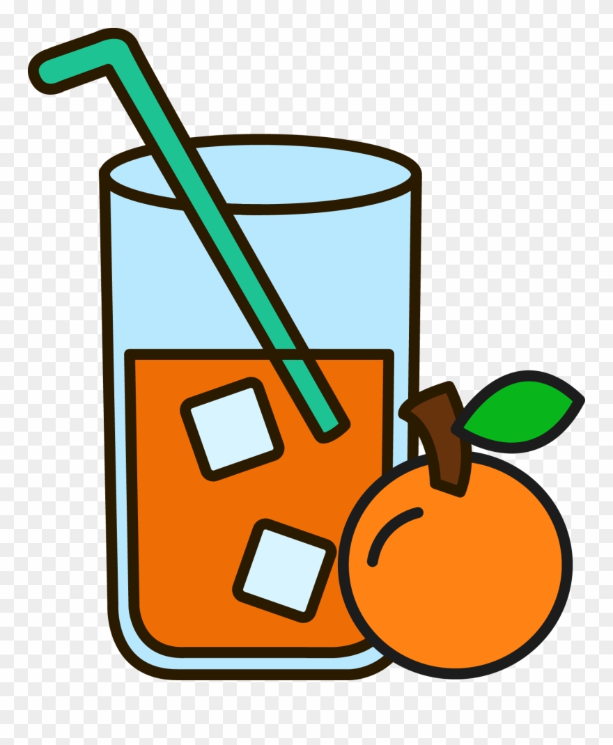 Orange Juice - Mango Juice Clipart - Png Download