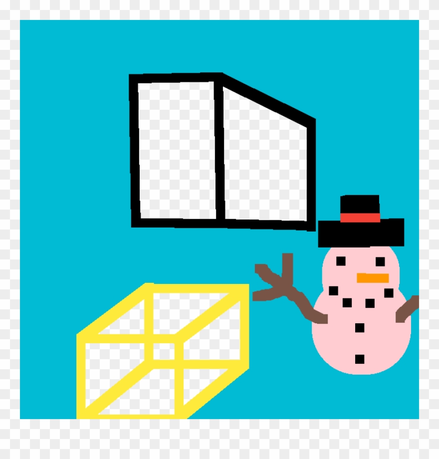 Random 3d Shapes By Timber-wolvf - Snowman Clipart