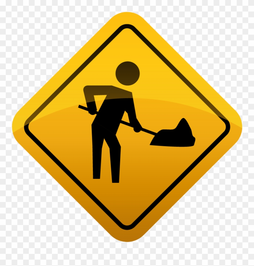 Digging Sign - Playground Zone Sign Alberta Clipart