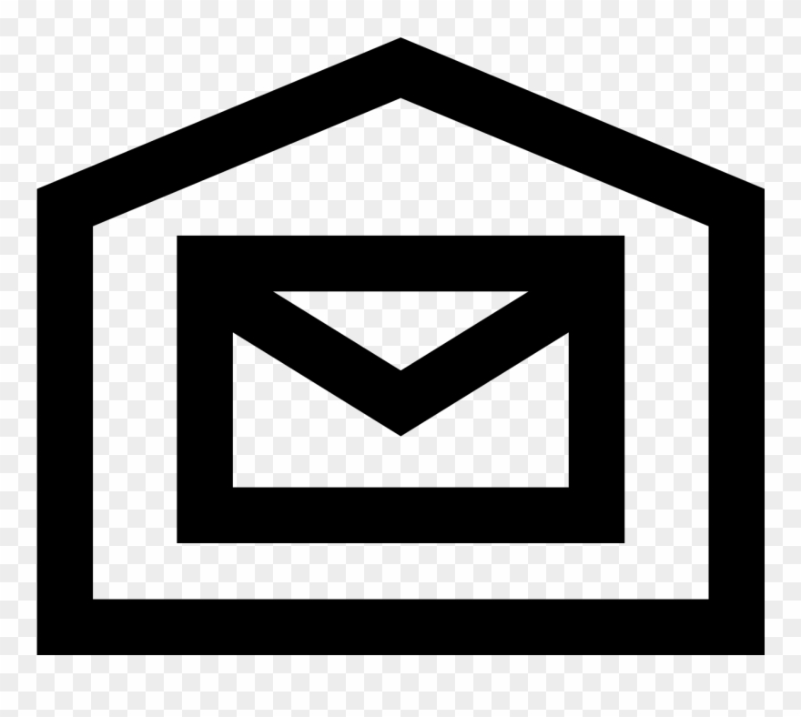 Computer Icons Symbol Transprent - Post Office Logo Black And White Clipart