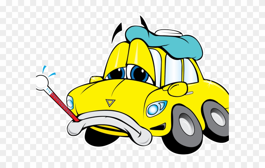 Car Clipart Clipart Car Owner - Broken Down Car Cartoon Png Transparent Png