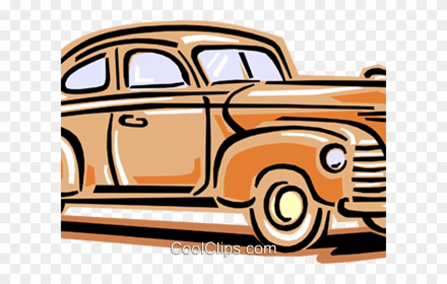 Classic Car Clipart 1940s Car - Antique Car - Png Download