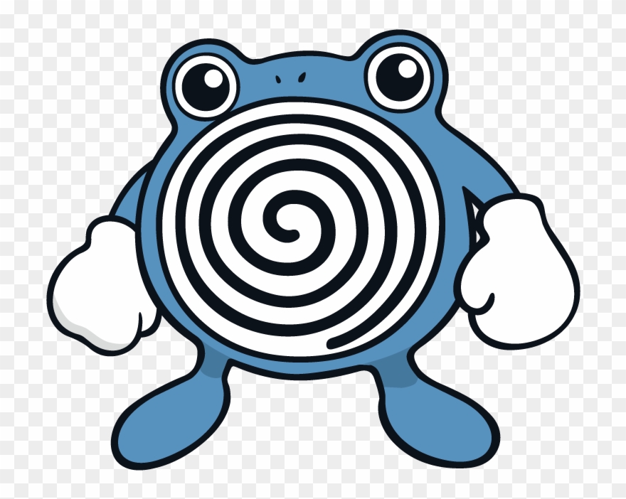 Poliwhirl Pokemon Character Vector Art - Pokemon Poliwhirl Clipart