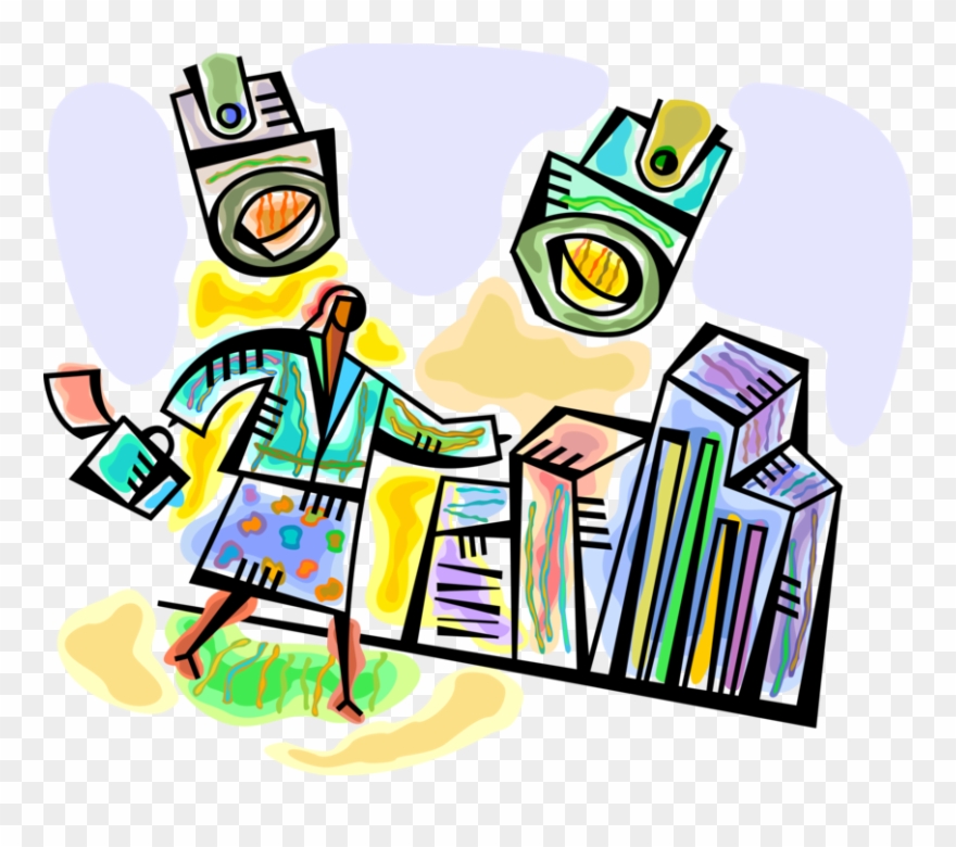 Spotlights Shine On Outstanding Executive - Clip Art - Png Download