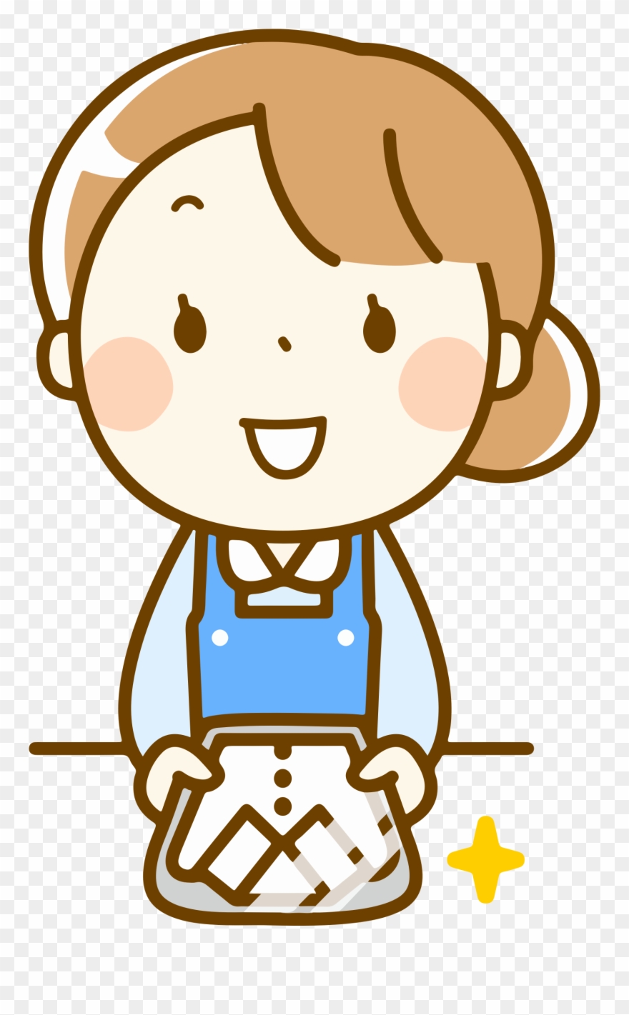 Big Image - Sales Clerk Clipart - Png Download