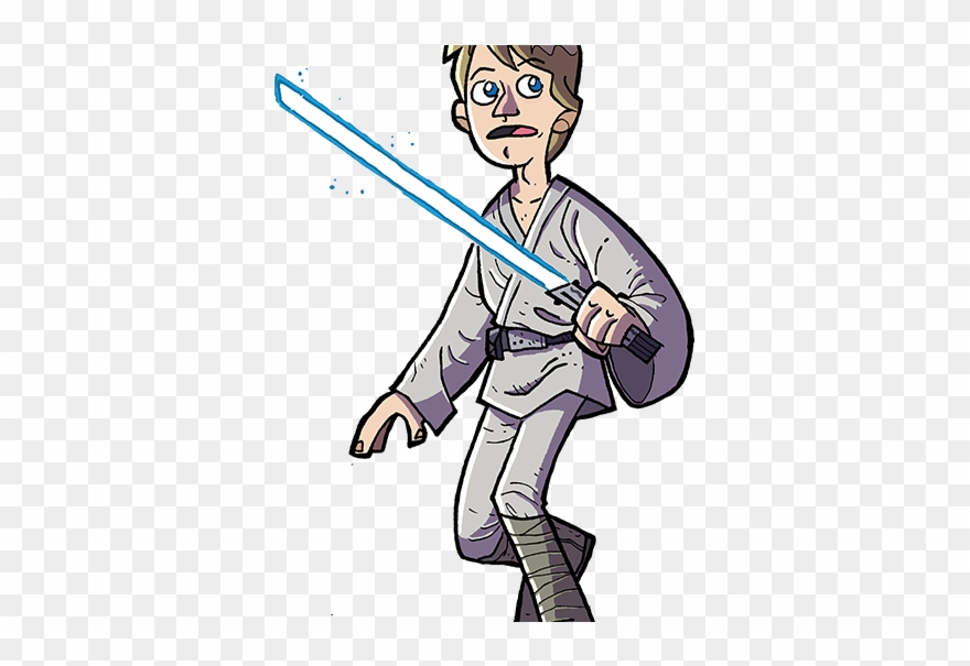 [star Wars] Luke Skywalker - Cartoon Clipart