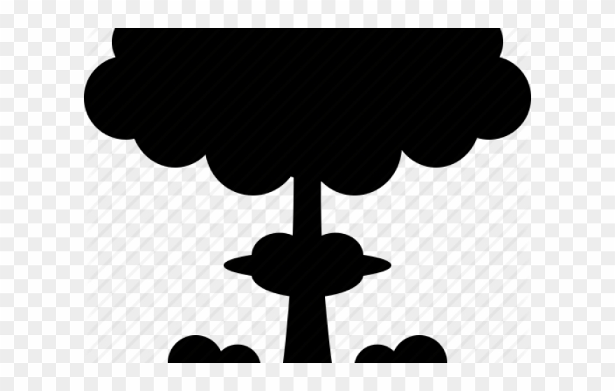 Nuclear Bomb Silhouette Png Clipart
