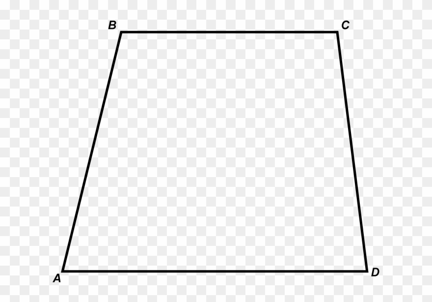 Png Free Download Math Clip Art - Clipart Trapezoid White Transparent Background