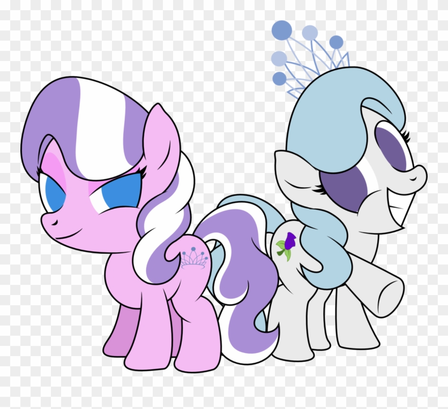 Ideltavelocity, Diamond Tiara, Royal Blue, Safe, Simple - Cartoon Clipart