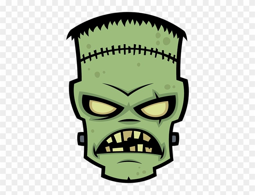 Click And Drag To Re-position The Image, If Desired - Frankenstein Drawing Easy Face Clipart