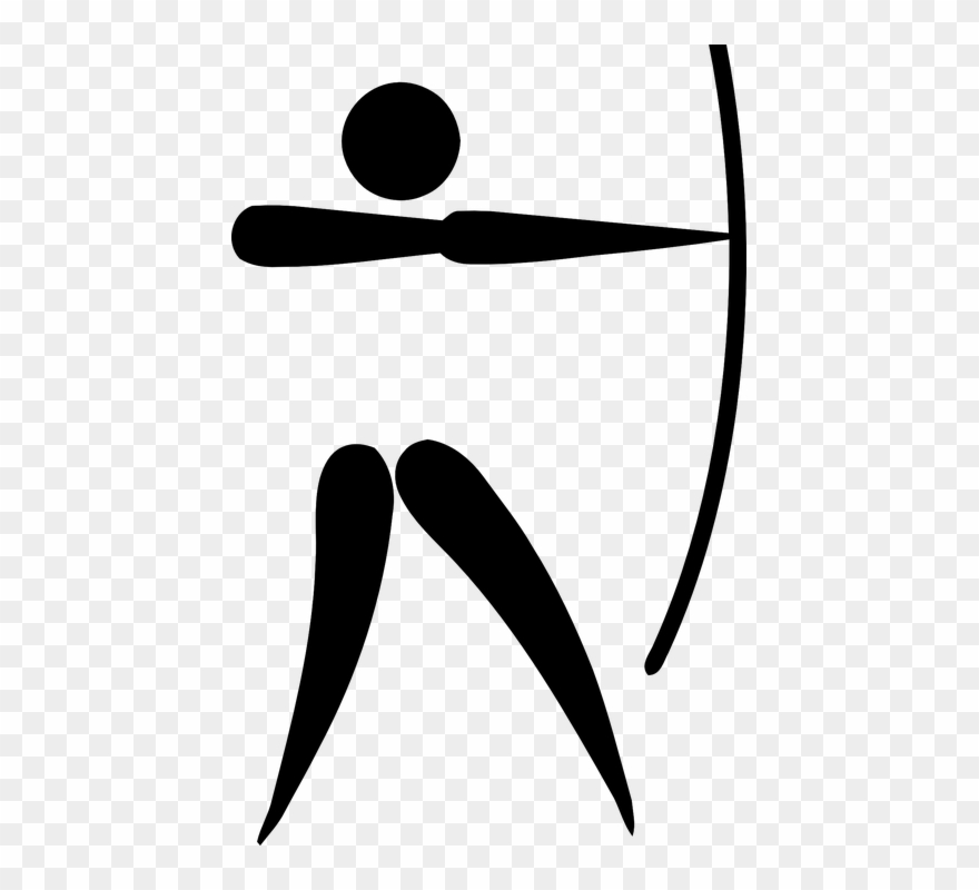 Svg Transparent Archer Clipart Archery Tag - Tiro Con Arco Logo - Png Download