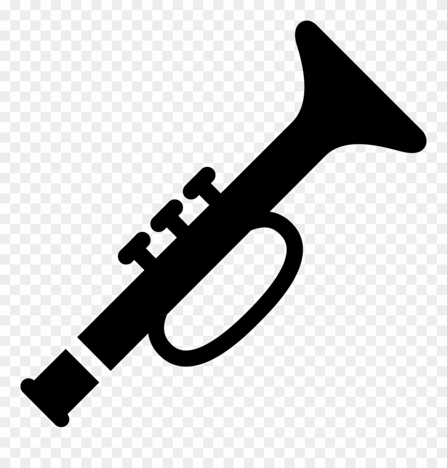 Herald Trumpet Filled Icon - Труба Пнг Вектор Clipart