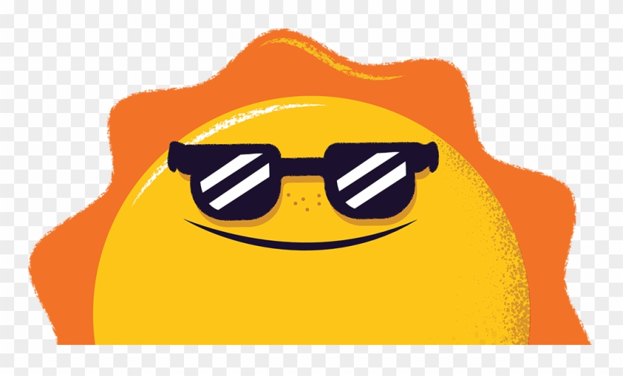 Sunshine Day Camp Sun Character - Sunshine Day Clipart