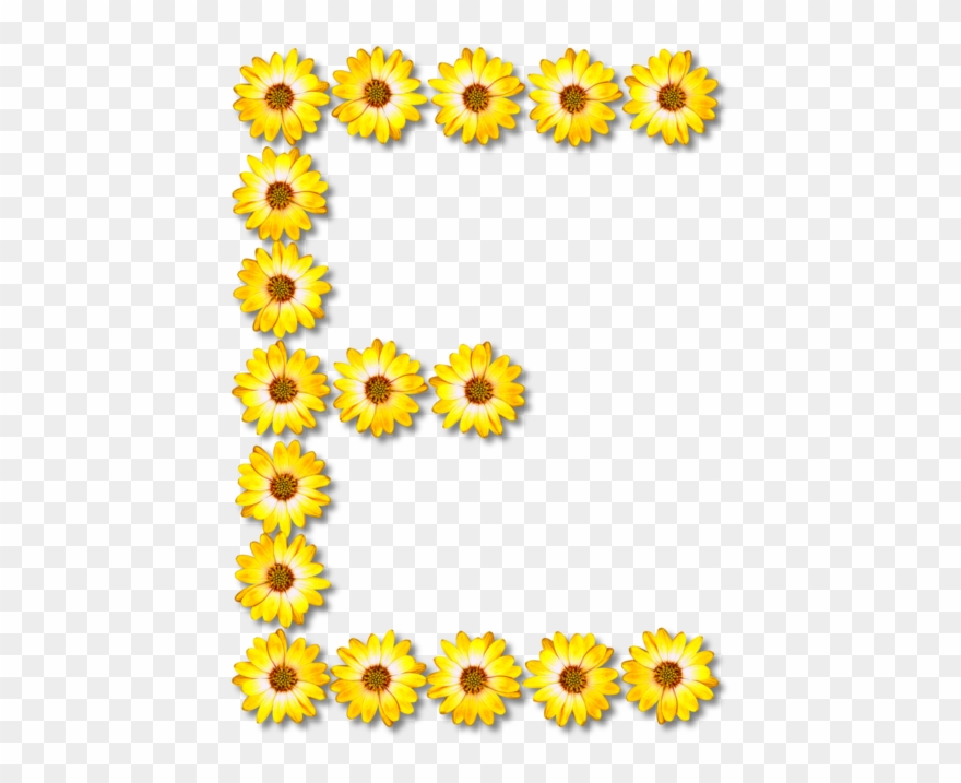 All Photo Png Clipart - Gambar Huruf Bunga Transparent Png