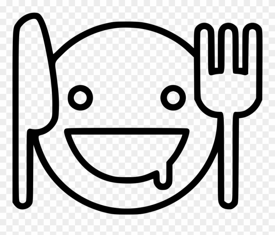 Hungry Face For Coloring Clipart