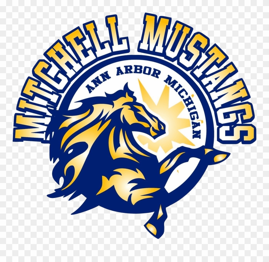 Mark Your Calendars 4/8 From - Graphic Mustang Horse Clipart