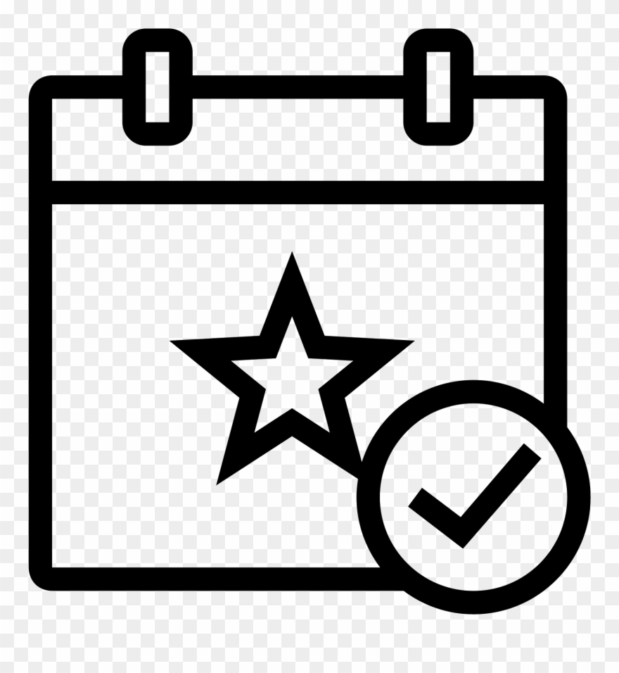 This Icon Is A Small Rectangular Calendar - Events Icon Clipart