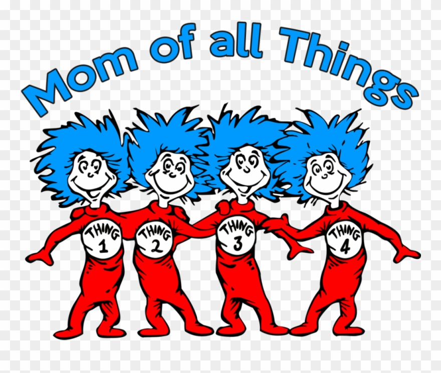 Thing 1 And Thing 2 Clipart