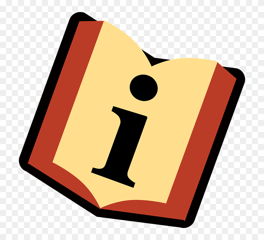 Orange Book Clip Art At Clker - Information Book - Png Download