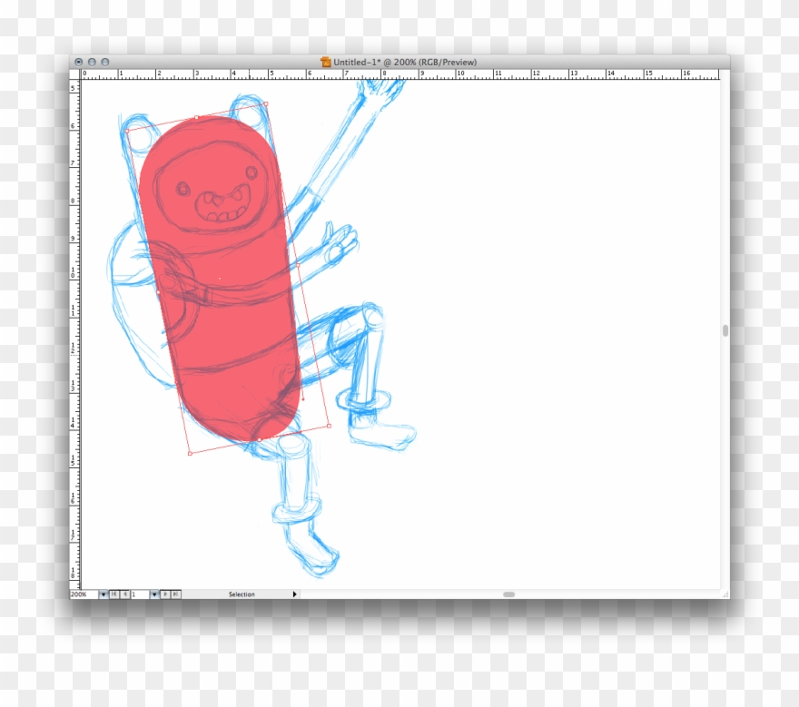 Using Again The Rounded Rectangle Tool I Made The Bear Clipart