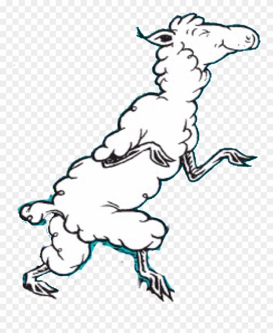 Sleepwalking Sheep - Png - Art Print: Geisel's Art Print: S Clipart