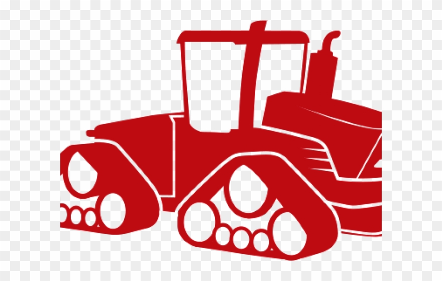 Tractor Clipart Case Tractor - Track Tractor Clip Art - Png Download