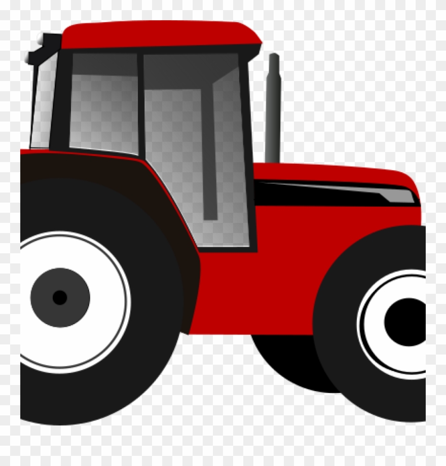 Tractor Clipart Red Tractor Clip Art At Clker Vector - John Deere Tractor Clipart - Png Download