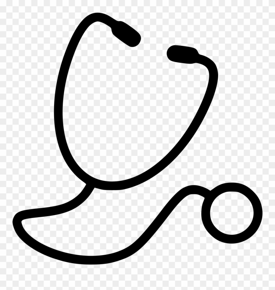 Stethoscope Comments - White Stethoscope Icon Png Transparent Clipart