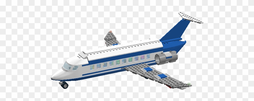 Airplane Clipart Lego - Lego Plane Transparent - Png Download