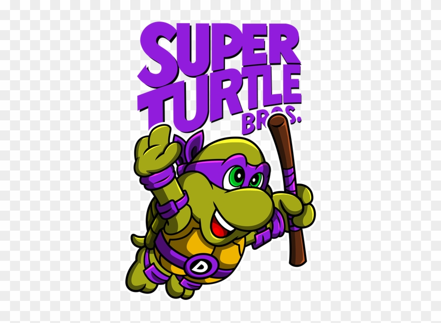 Super Turtle Bros - 80's T Shirt Cartoon Clipart