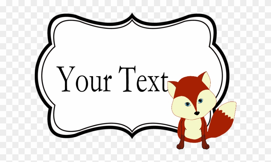 Favorite - Personalizable Red Fox On Black Throw Blanket Clipart