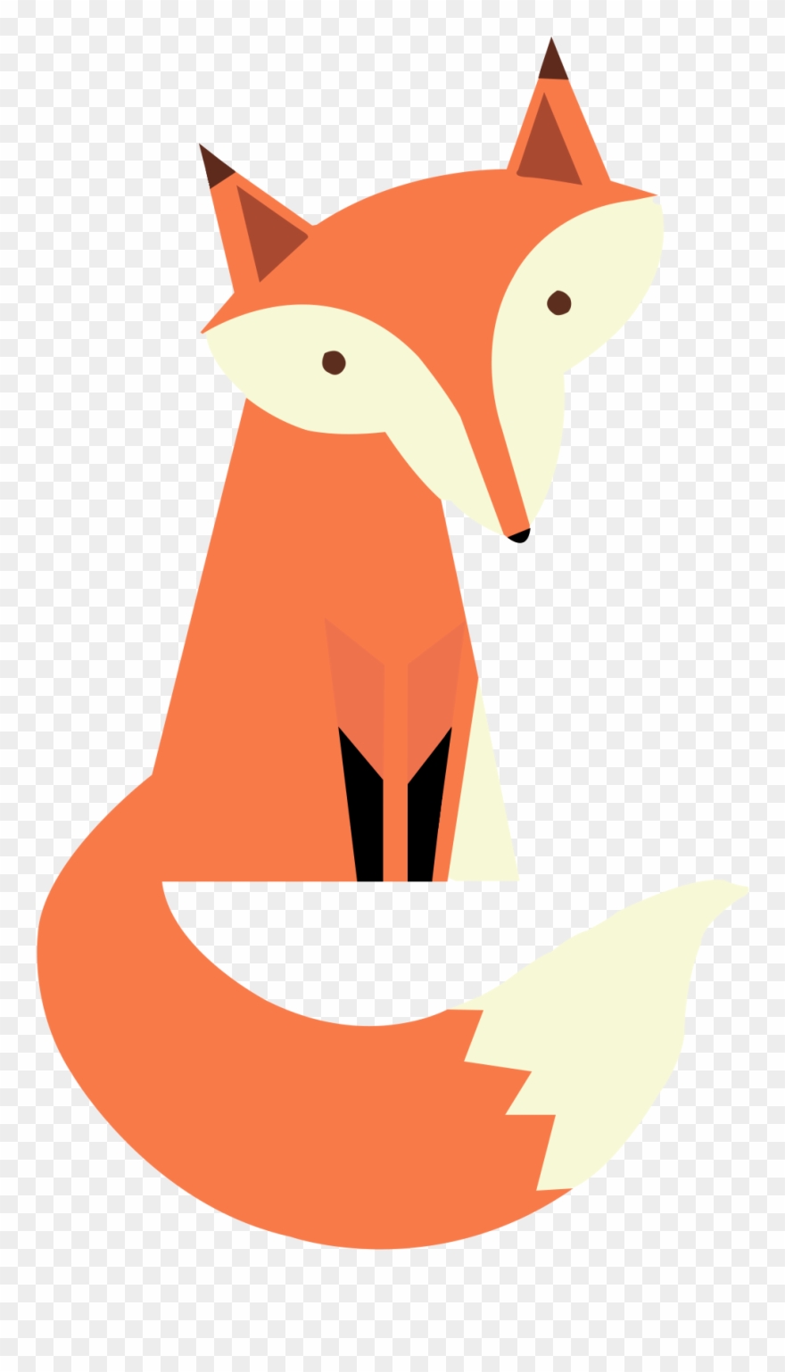 The Little Fox Badge - Foxes Clipart - Png Download