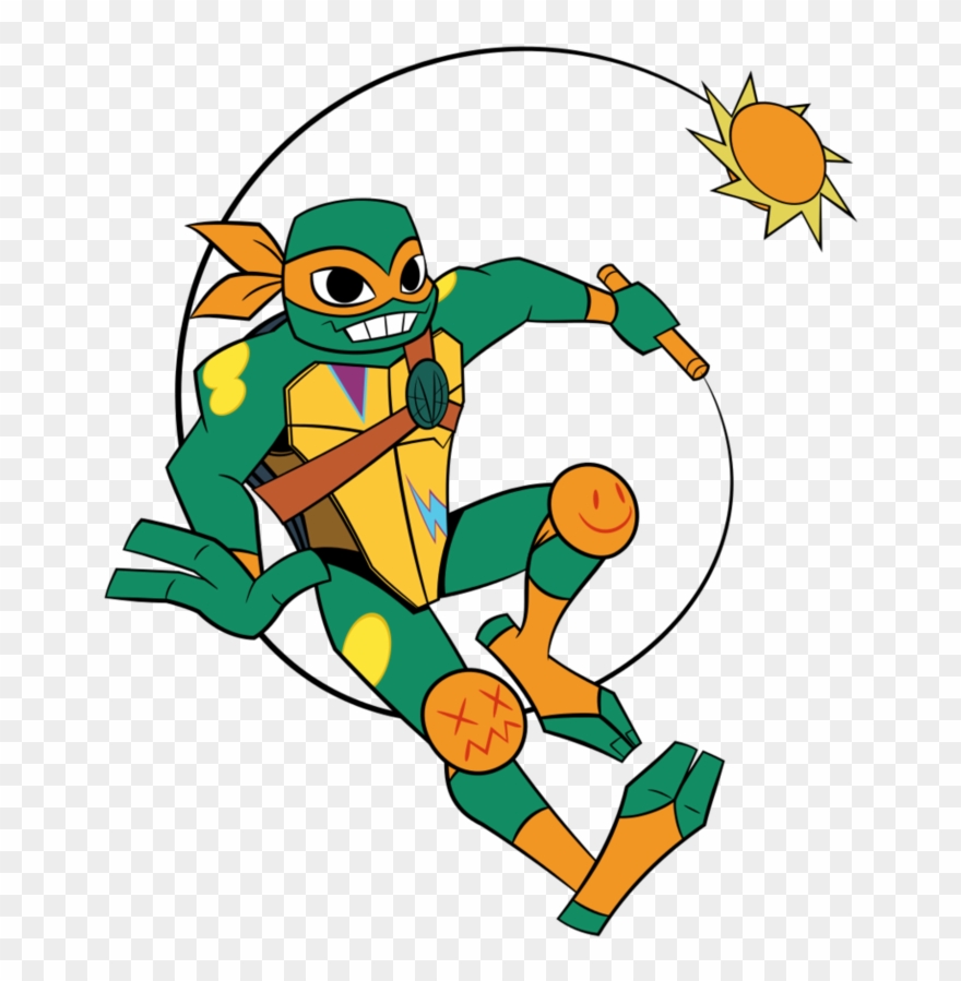 Michelangelo Rottmnt2018 By Ngtth - Television Clipart