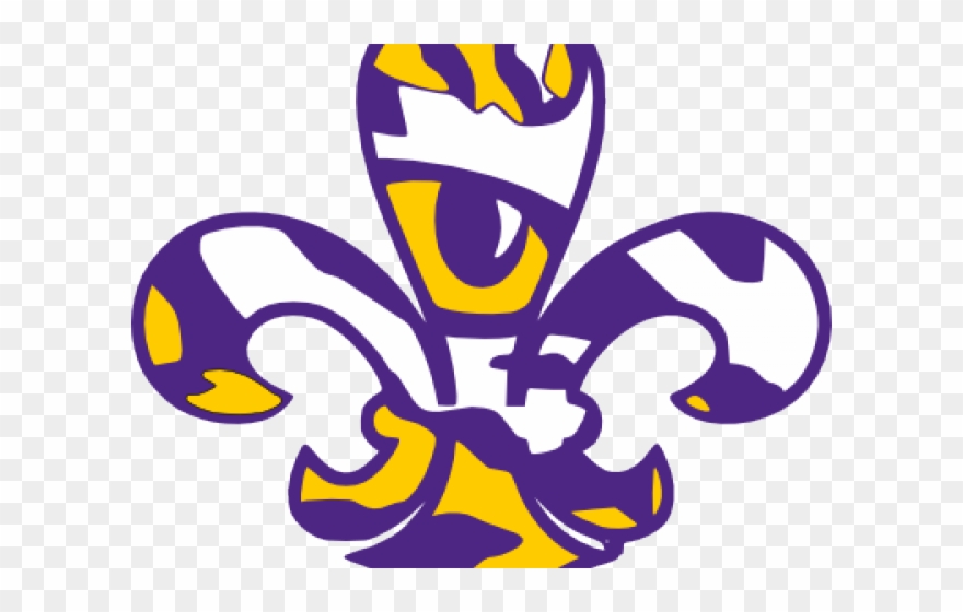Lsu Tiger Face Svg Clipart