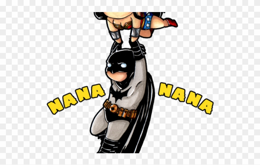 Batgirl Clipart Wondergirl - Batman Enamorado De La Mujer Maravilla - Png Download