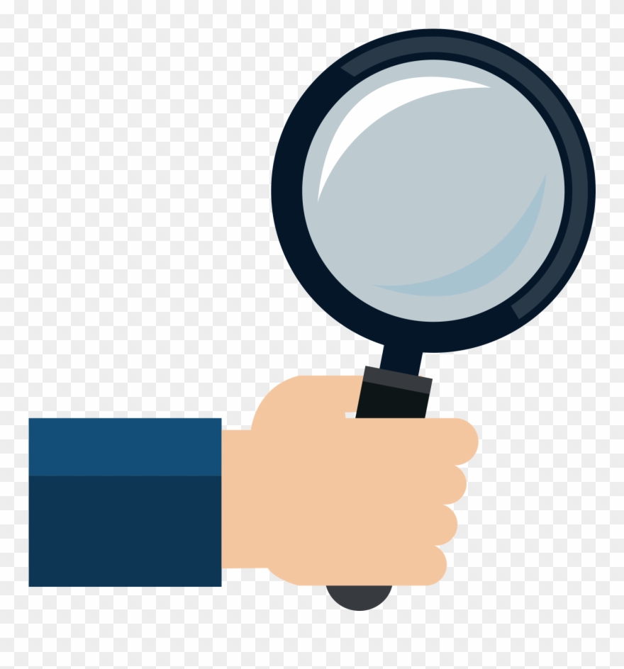 Clipart Computer Magnifying Glass - Magnifying Glass Vector Png Transparent Png