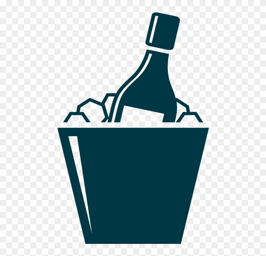 Brewpublik Office Delivery Wine - Champagne Bucket Vector Clipart